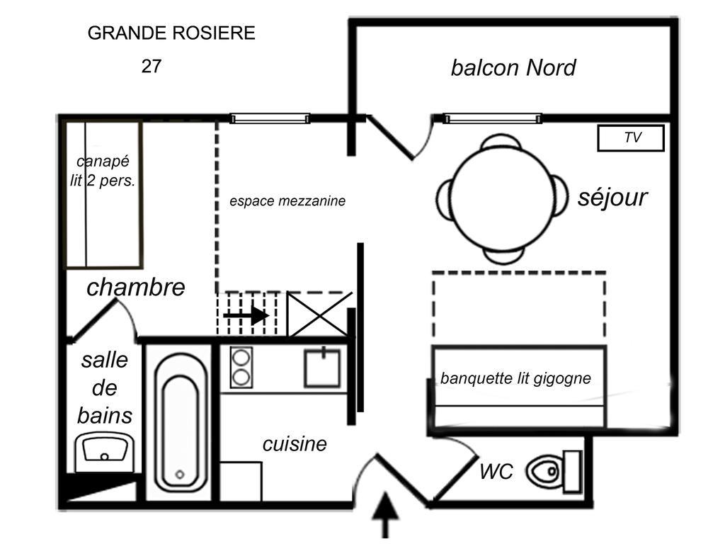 Residence Grande Rosiere Meribel Room photo