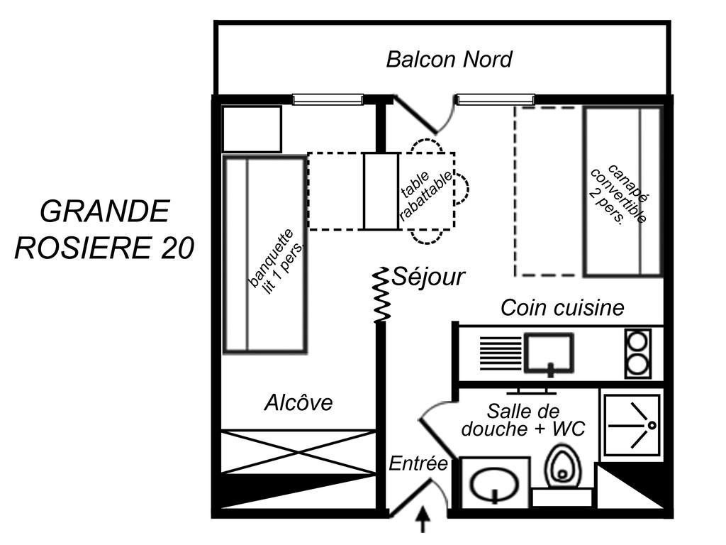 Residence Grande Rosiere Meribel Room photo